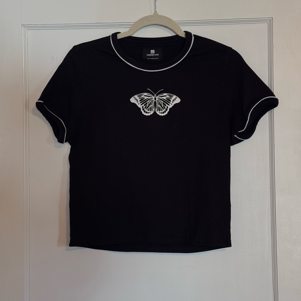 Y2K 90’s Grunge Butterfly Crop Top